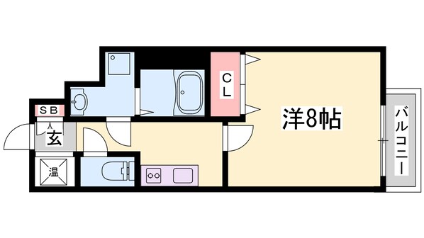 エスティロアール神戸駅前の物件間取画像